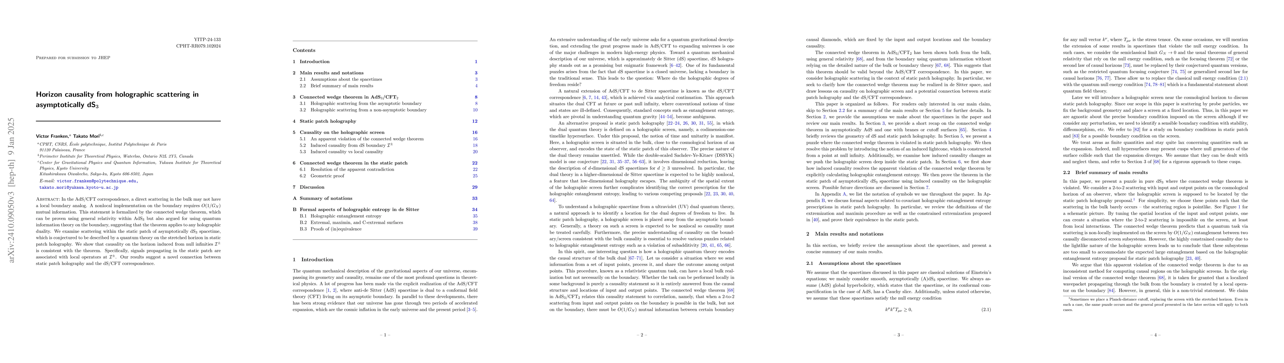 Thumbnail for Horizon causality from holographic scattering in asymptotically dS$_3$