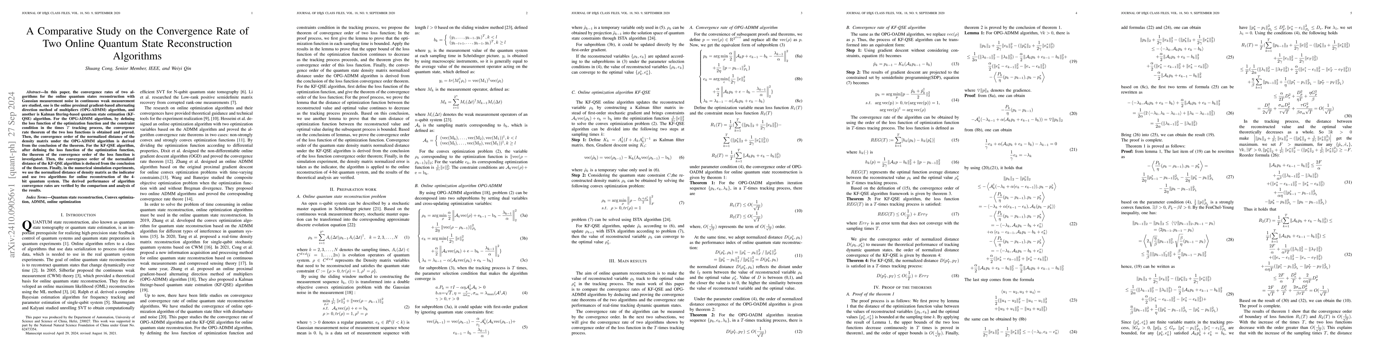 Thumbnail for A Comparative Study on the Convergence Rate of Two Online Quantum State
  Reconstruction Algorithms