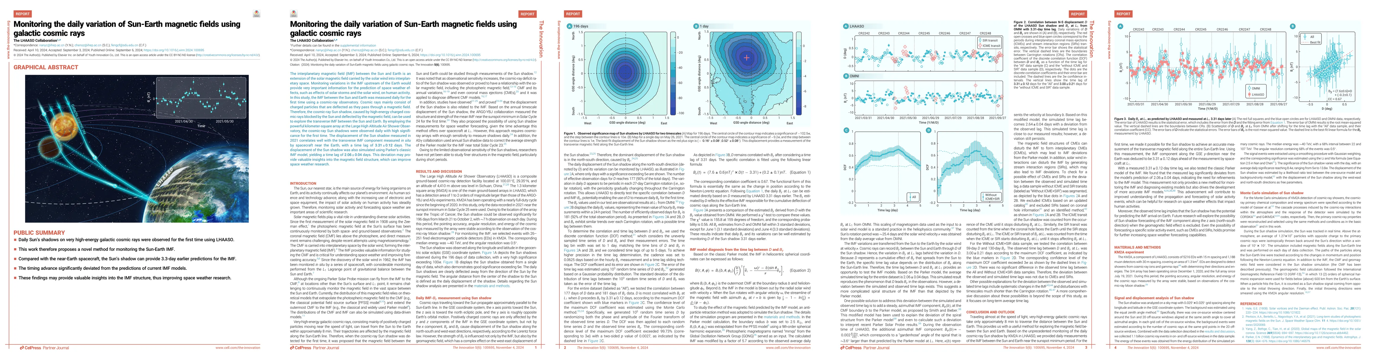 Thumbnail for Monitoring the daily variation of Sun-Earth magnetic fields using
  galactic cosmic rays