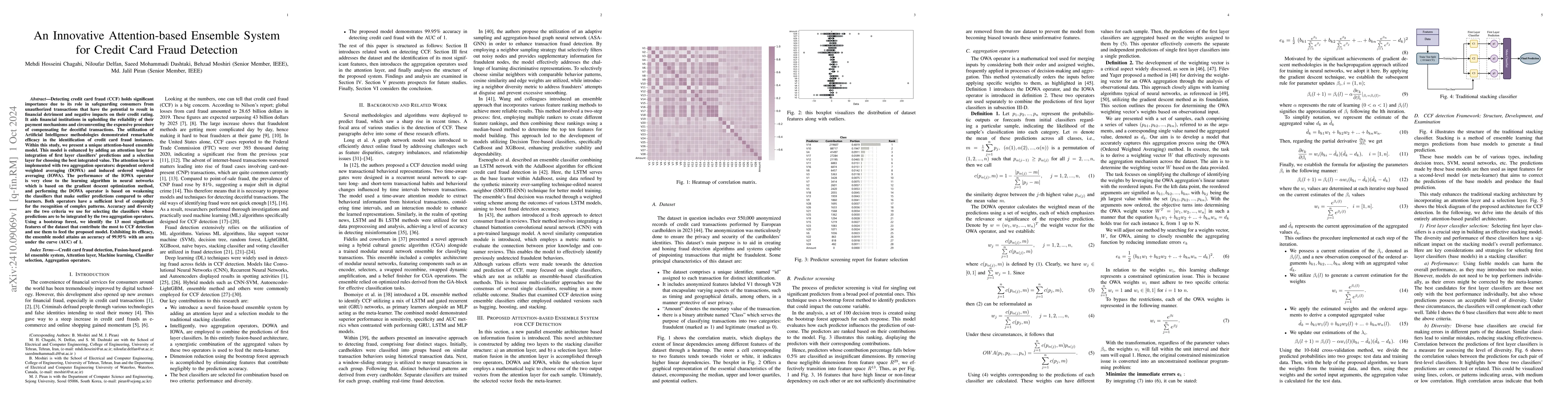 Thumbnail for An Innovative Attention-based Ensemble System for Credit Card Fraud
  Detection
