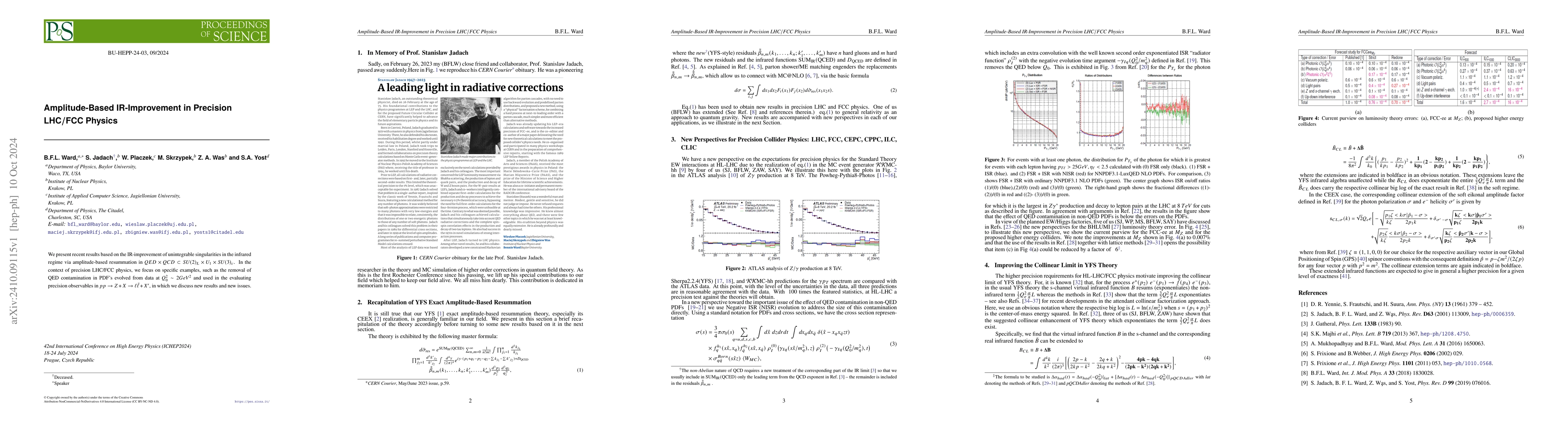 Thumbnail for Amplitude-Based IR-Improvement in Precision LHC$/$FCC Physics