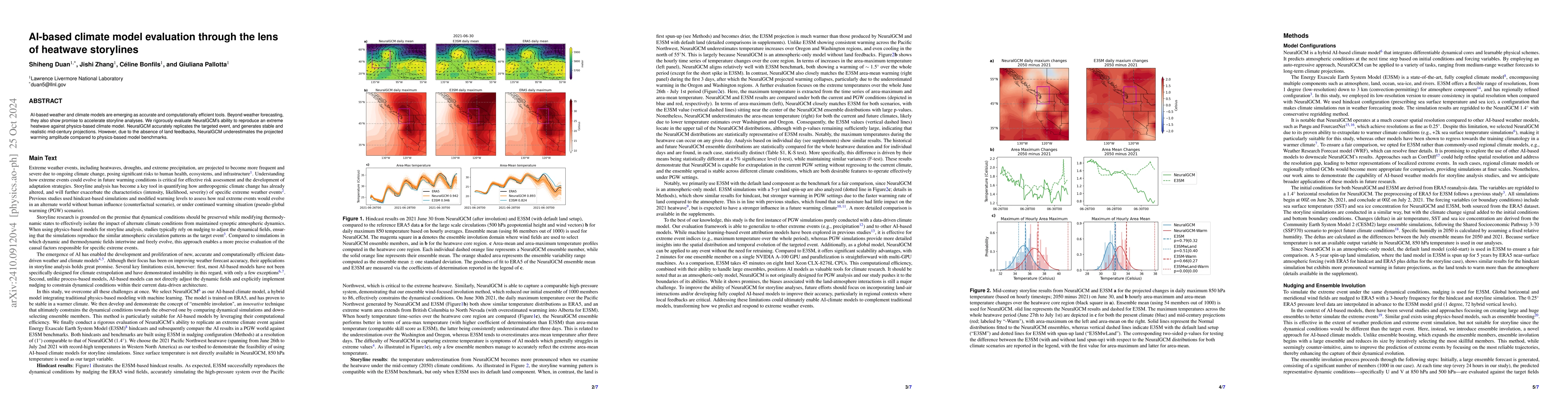 Thumbnail for AI-based climate model evaluation through the lens of heatwave
  storylines
