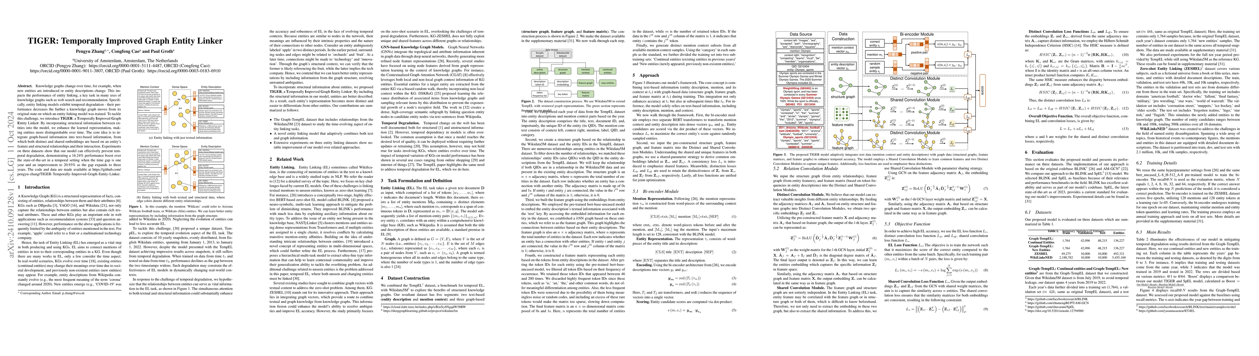 Thumbnail for TIGER: Temporally Improved Graph Entity Linker