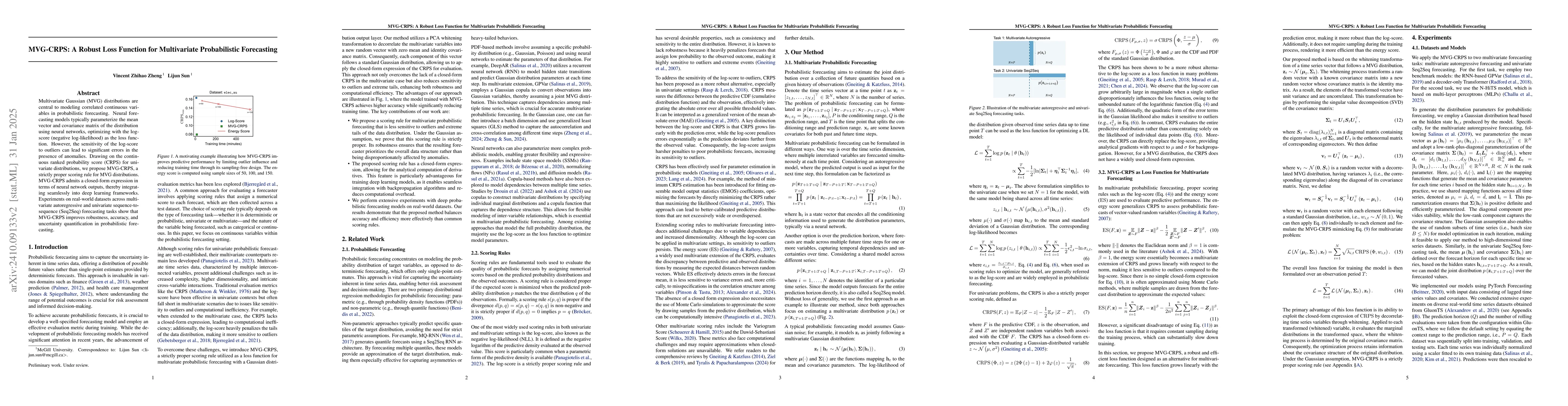 Thumbnail for MVG-CRPS: A Robust Loss Function for Multivariate Probabilistic
  Forecasting