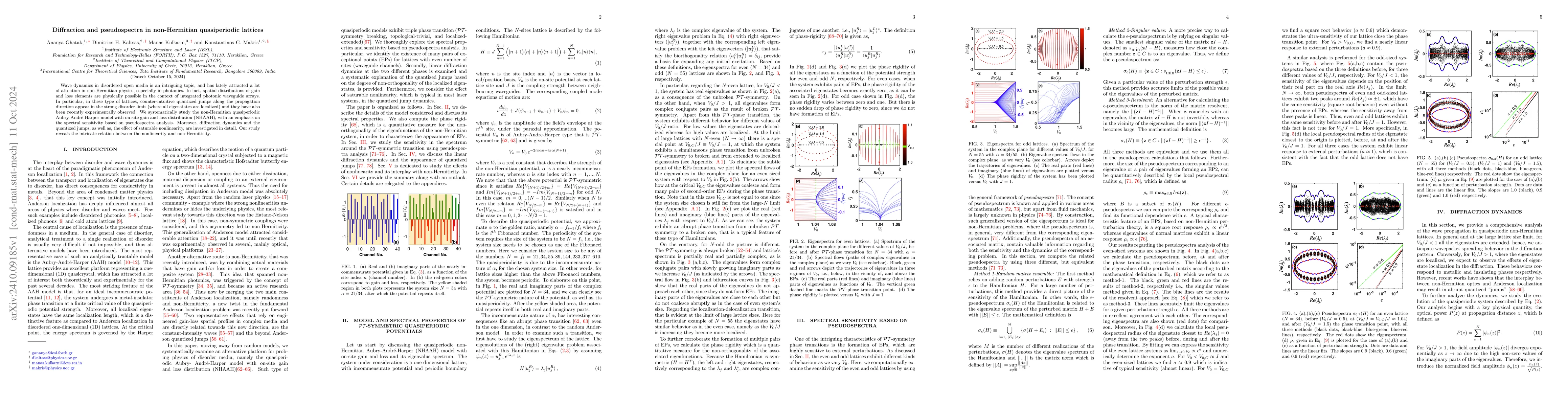 Thumbnail for Diffraction and pseudospectra in non-Hermitian quasiperiodic lattices