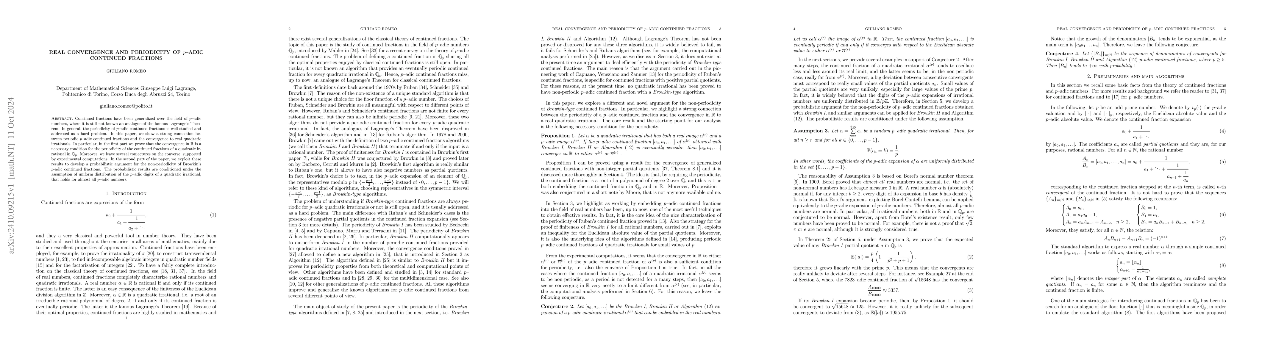 Thumbnail for Real convergence and periodicity of $p$-adic continued fractions