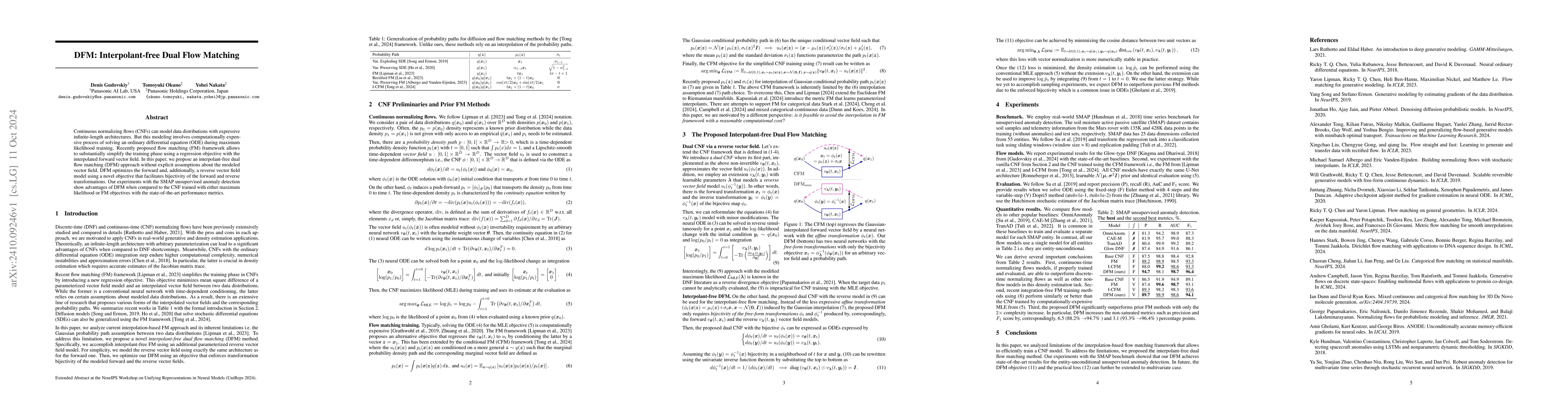 Thumbnail for DFM: Interpolant-free Dual Flow Matching