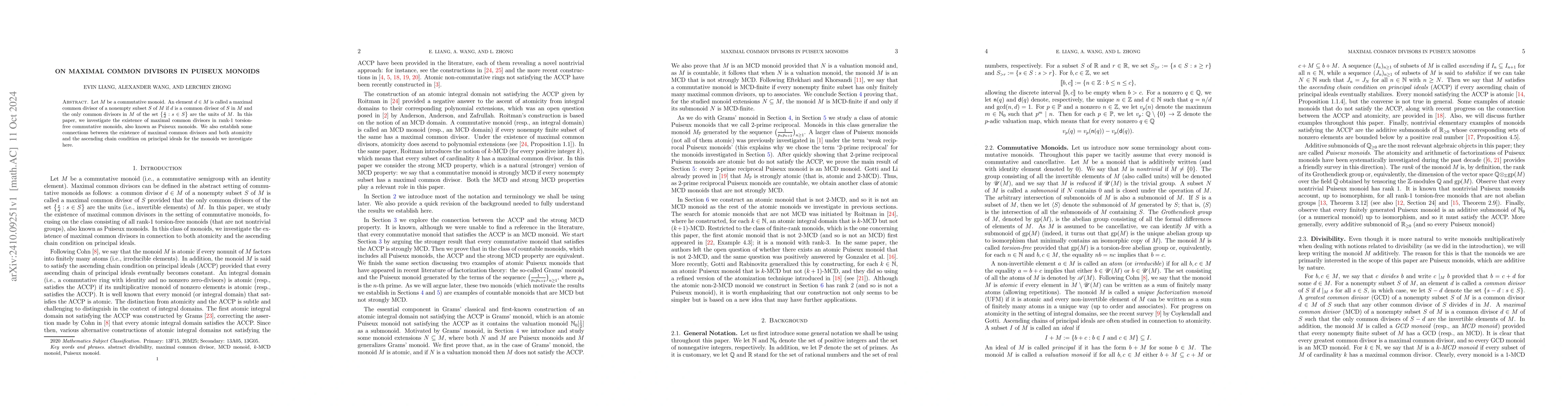 Thumbnail for On maximal common divisors in Puiseux monoids