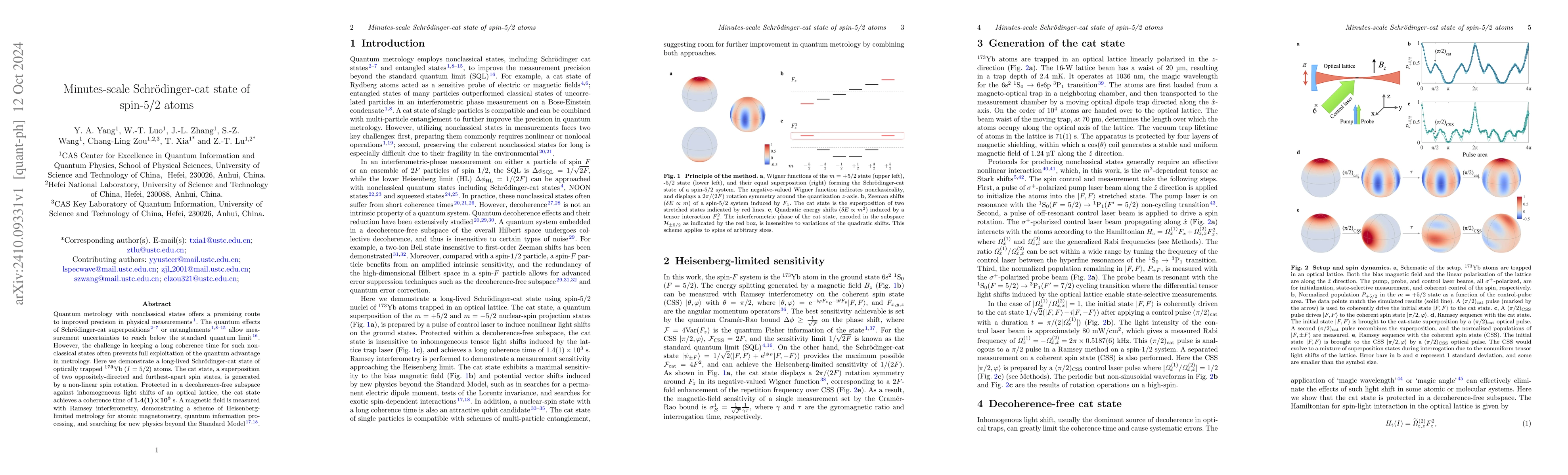 Thumbnail for Minutes-scale Schr{ö}dinger-cat state of spin-5/2 atoms