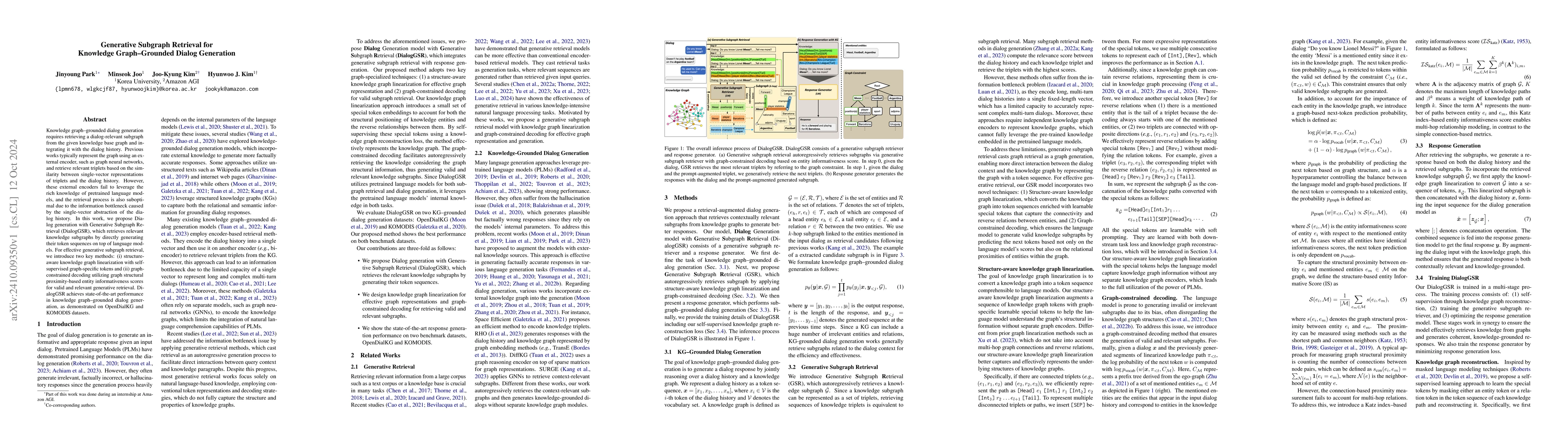 Thumbnail for Generative Subgraph Retrieval for Knowledge Graph-Grounded Dialog
  Generation