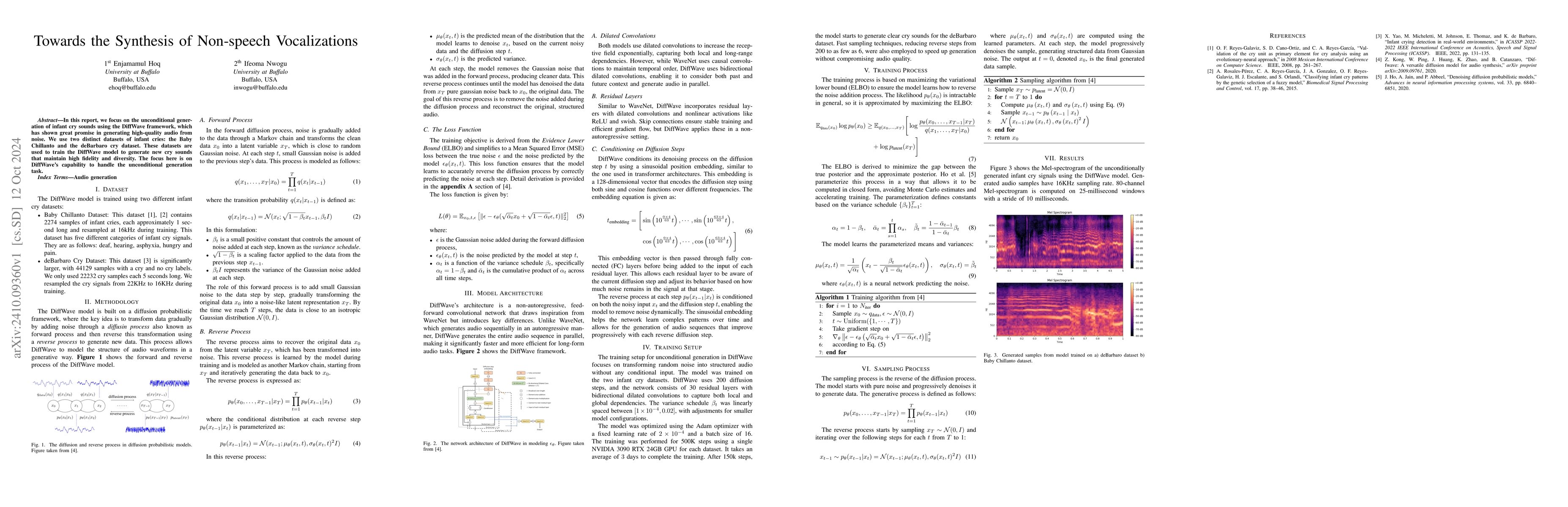 Thumbnail for Towards the Synthesis of Non-speech Vocalizations