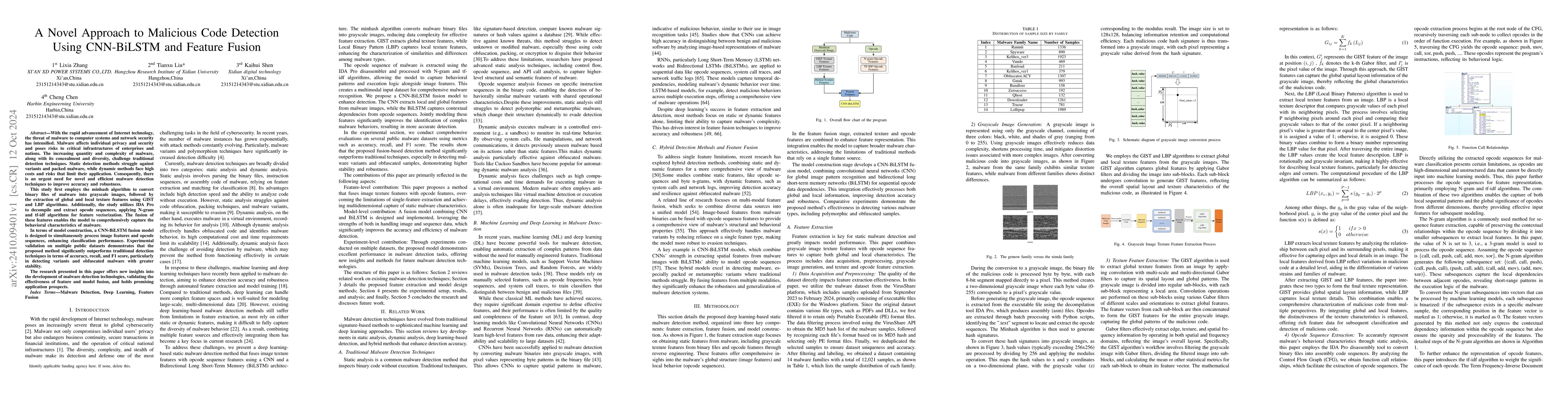 Thumbnail for A Novel Approach to Malicious Code Detection Using CNN-BiLSTM and
  Feature Fusion