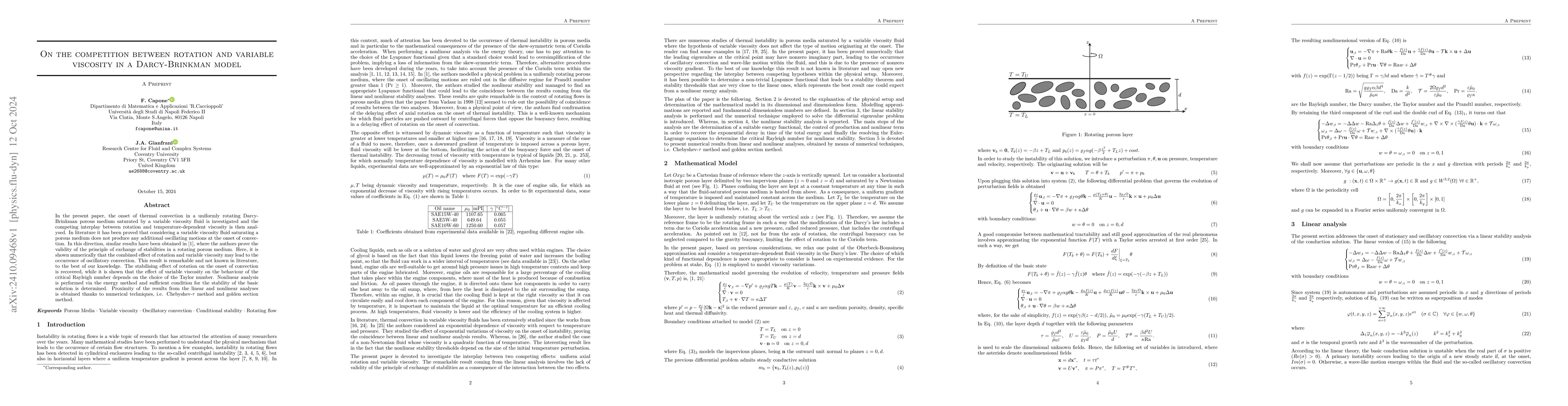 Thumbnail for On the competition between rotation and variable viscosity in a
  Darcy-Brinkman model
