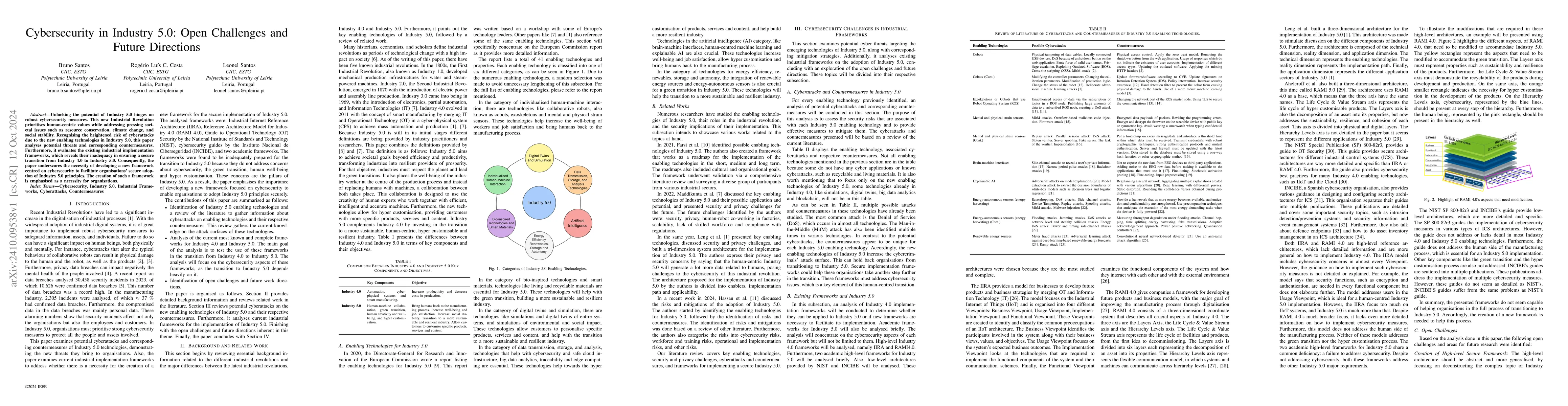 Thumbnail for Cybersecurity in Industry 5.0: Open Challenges and Future Directions