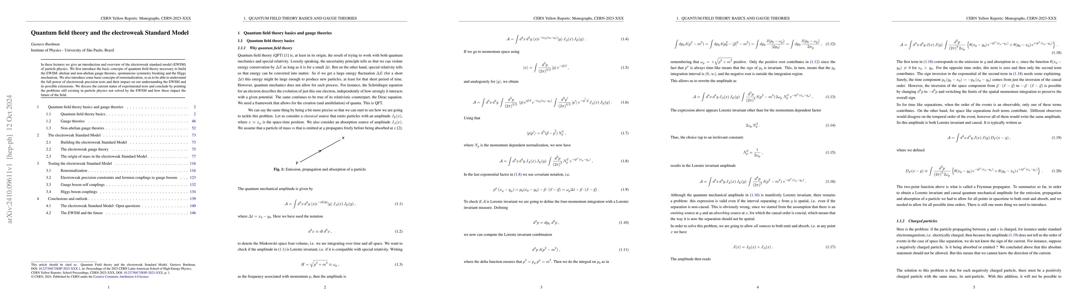 Thumbnail for Quantum field theory and the electroweak Standard Model
