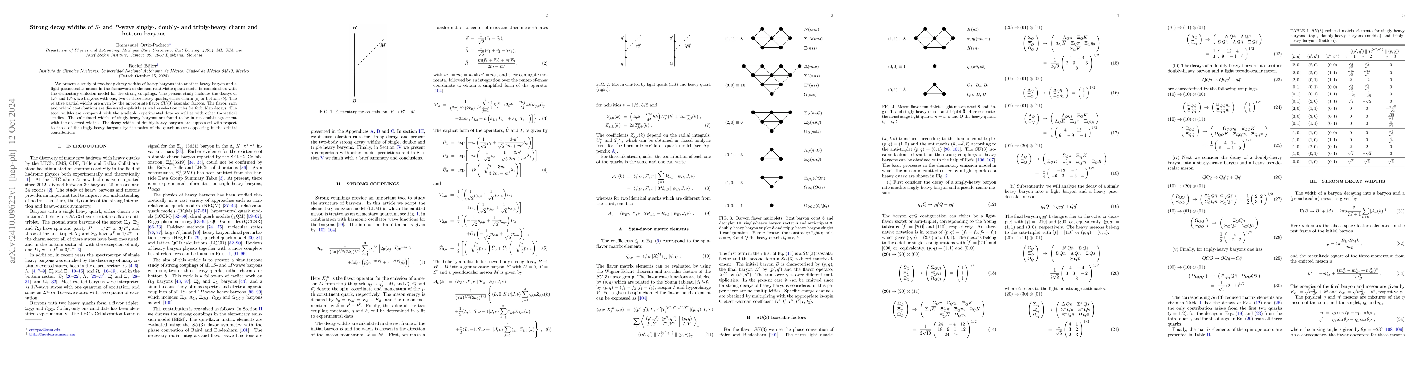 Thumbnail for Strong decay widths of S- and P-wave singly-, doubly- and triply-heavy
  charm and bottom baryons