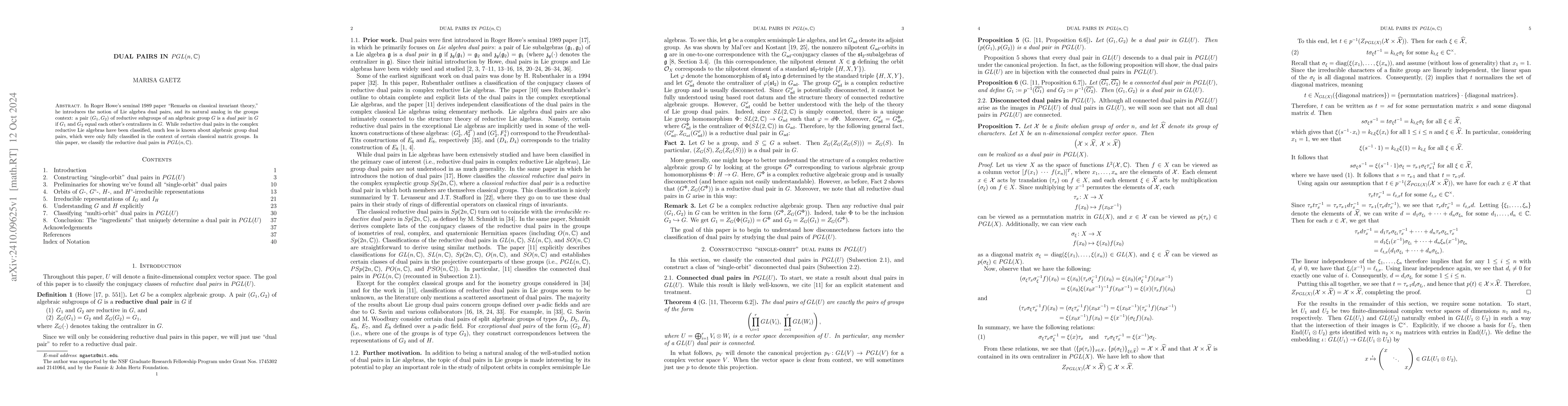 Thumbnail for Dual pairs in $PGL(n,\mathbb{C})$
