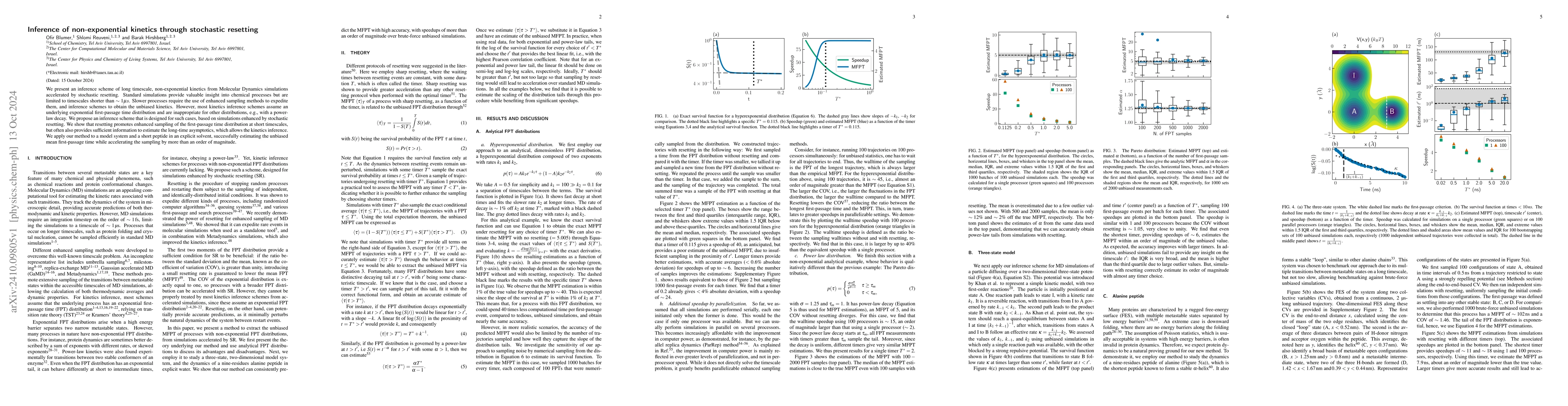 Thumbnail for Inference of non-exponential kinetics through stochastic resetting