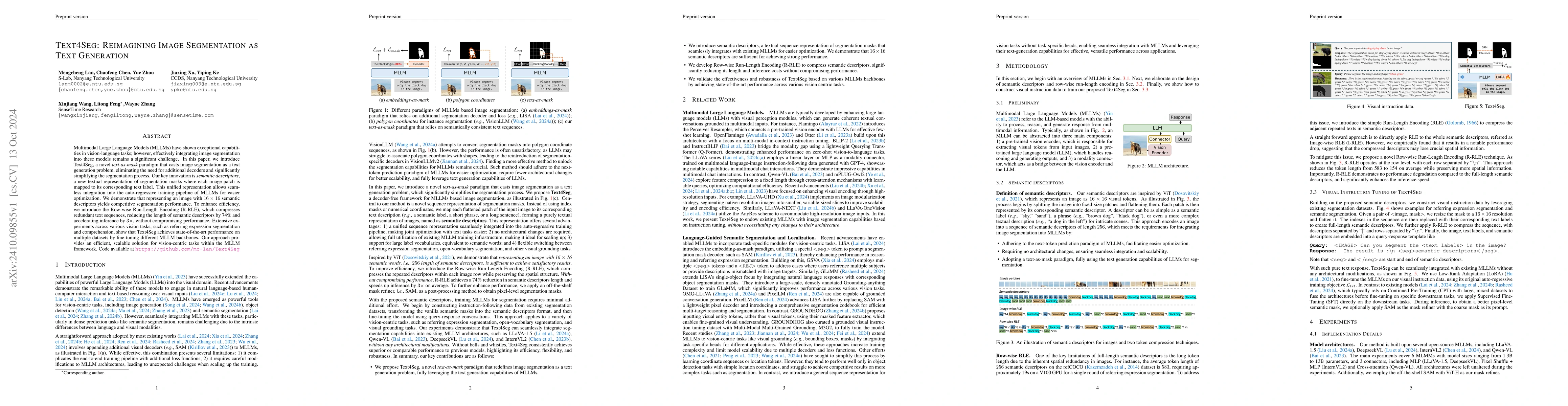 Thumbnail for Text4Seg: Reimagining Image Segmentation as Text Generation