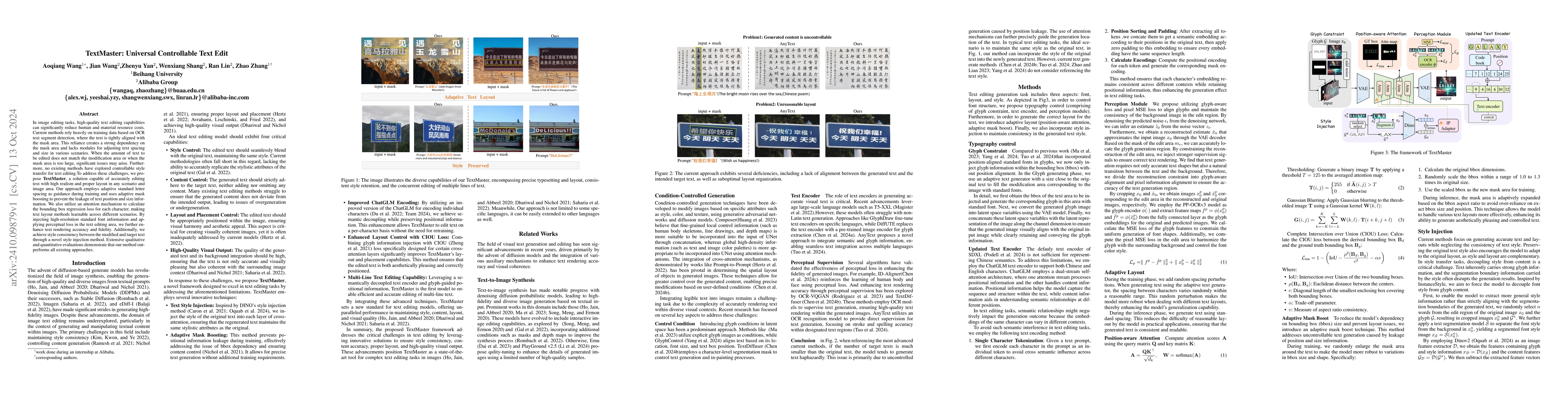 Thumbnail for TextMaster: Universal Controllable Text Edit