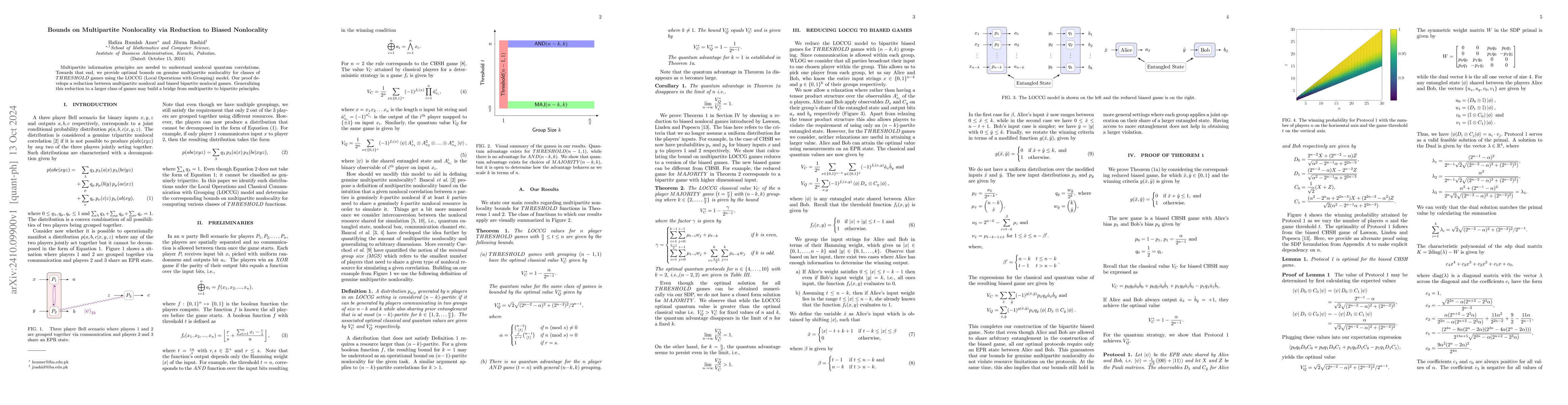 Thumbnail for Bounds on Multipartite Nonlocality via Reduction to Biased Nonlocality