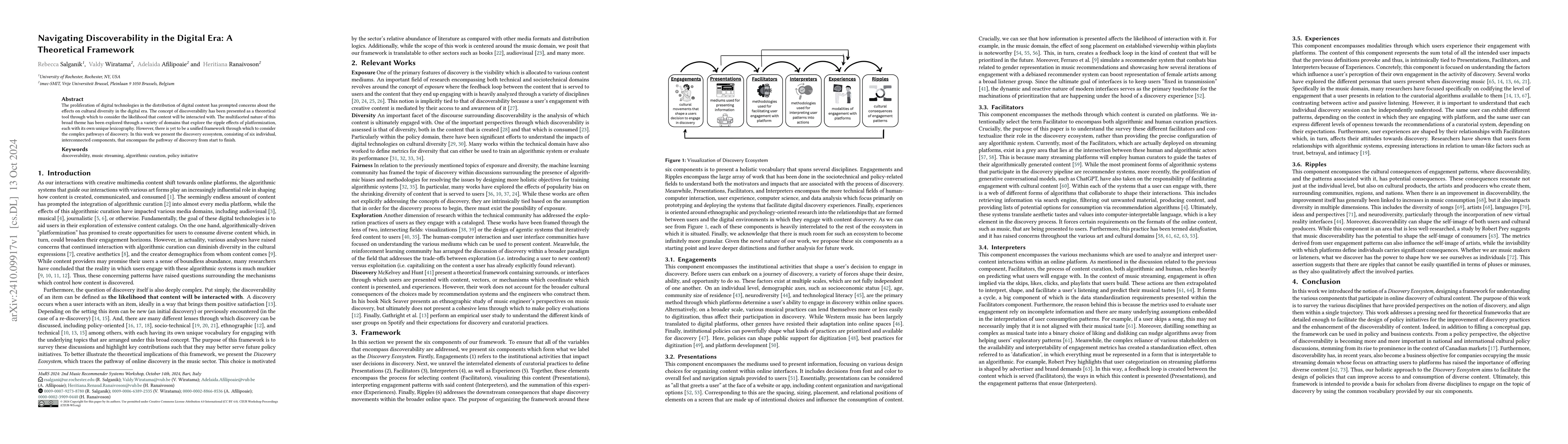 Thumbnail for Navigating Discoverability in the Digital Era: A Theoretical Framework