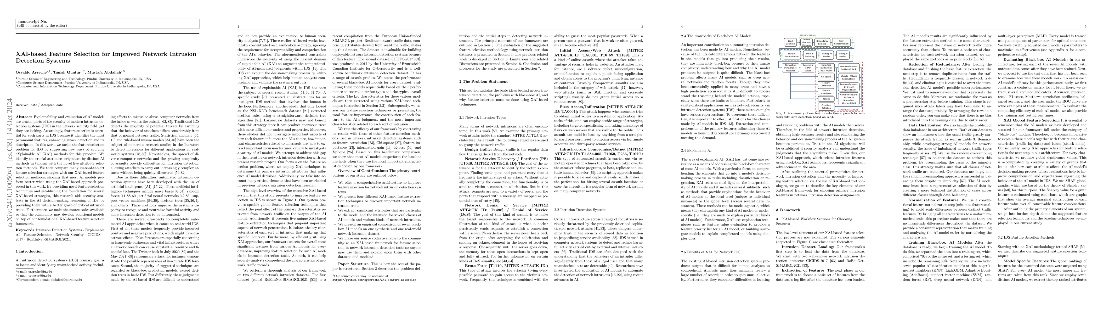 Thumbnail for XAI-based Feature Selection for Improved Network Intrusion Detection
  Systems
