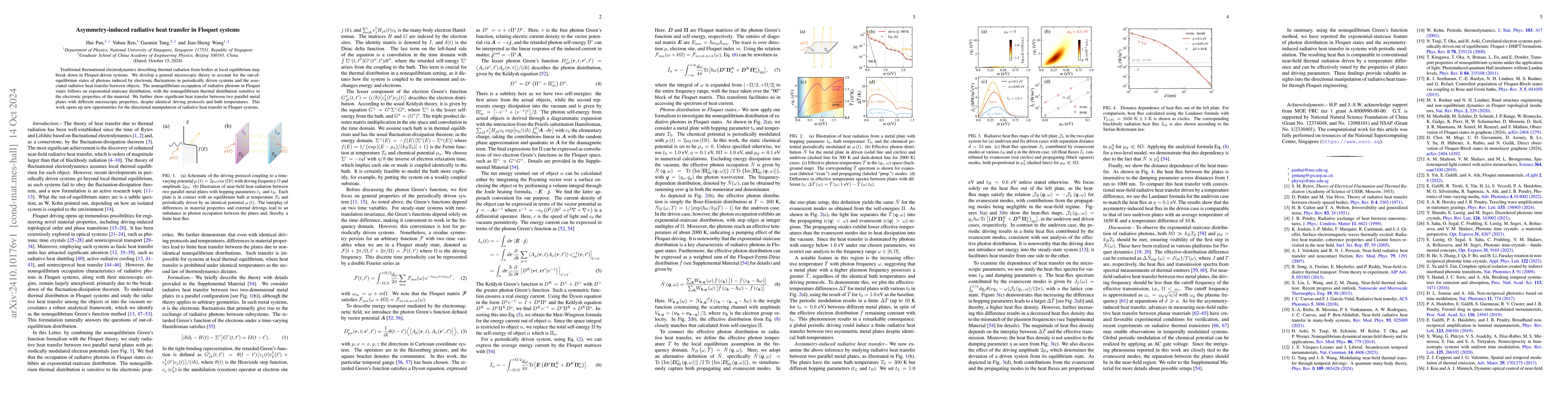 Thumbnail for Asymmetry-induced radiative heat transfer in Floquet systems