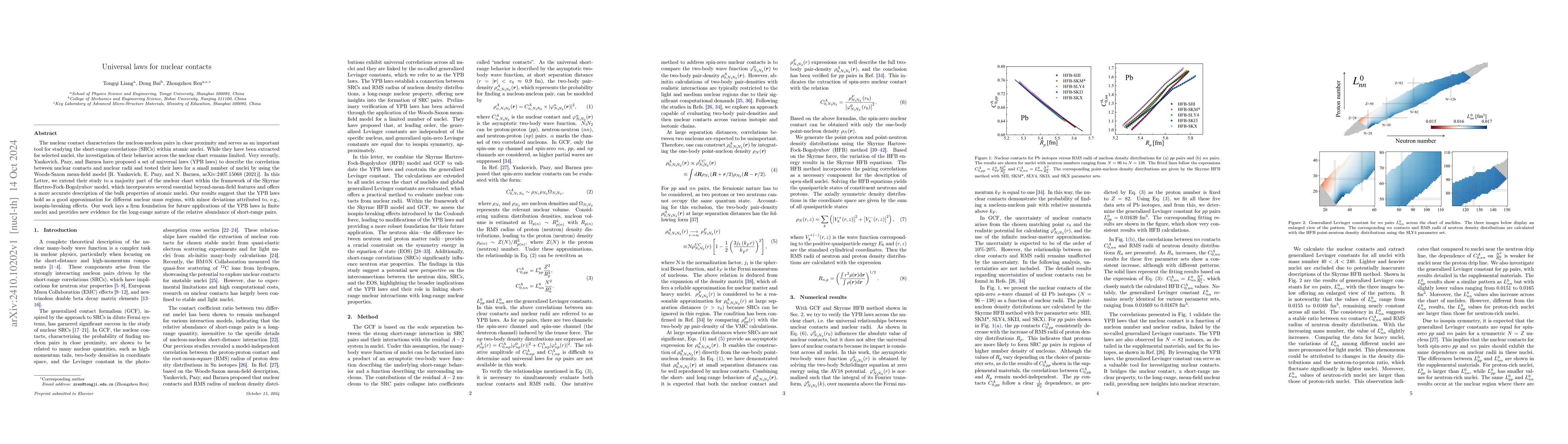 Thumbnail for Universal laws for nuclear contacts
