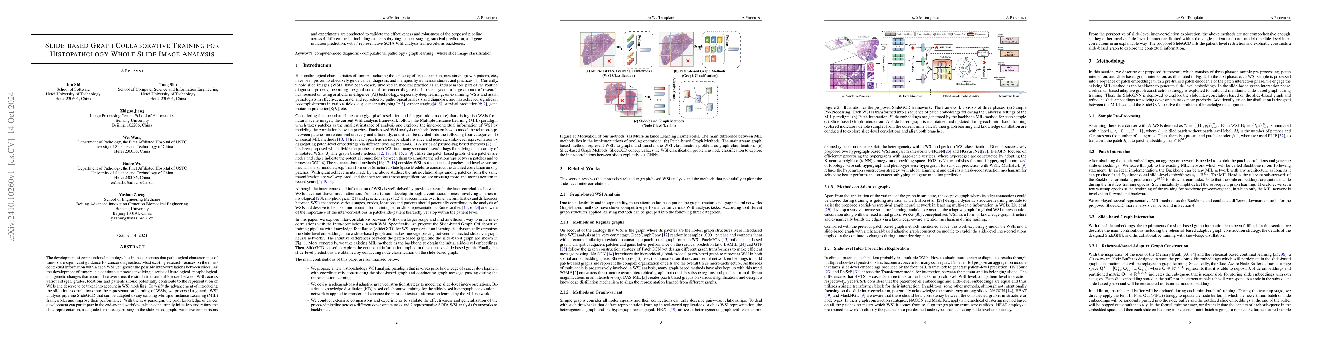 Thumbnail for Slide-based Graph Collaborative Training for Histopathology Whole Slide
  Image Analysis