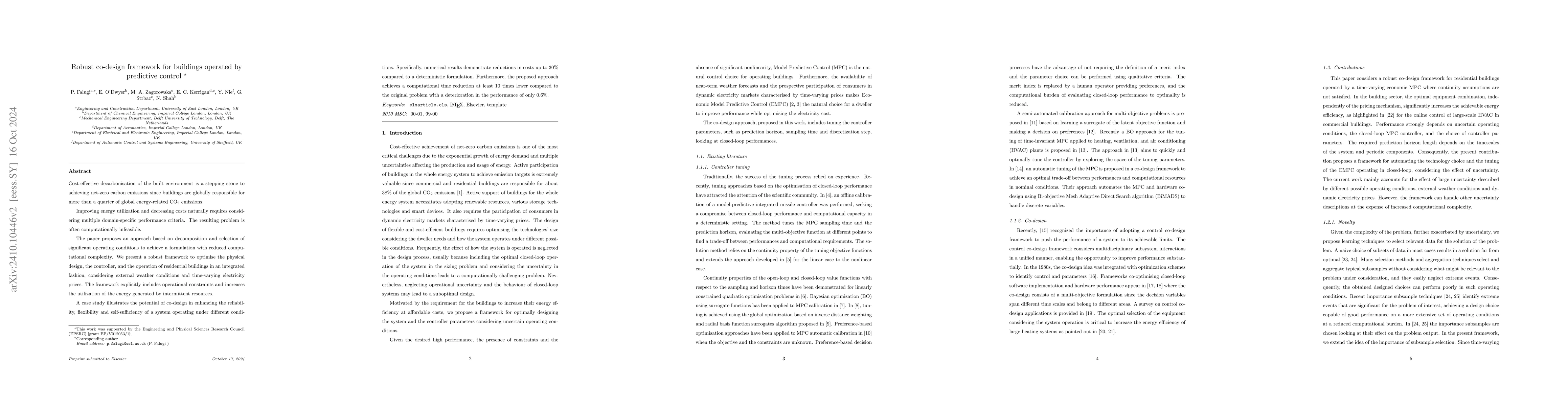 Thumbnail for Robust co-design framework for buildings operated by predictive control