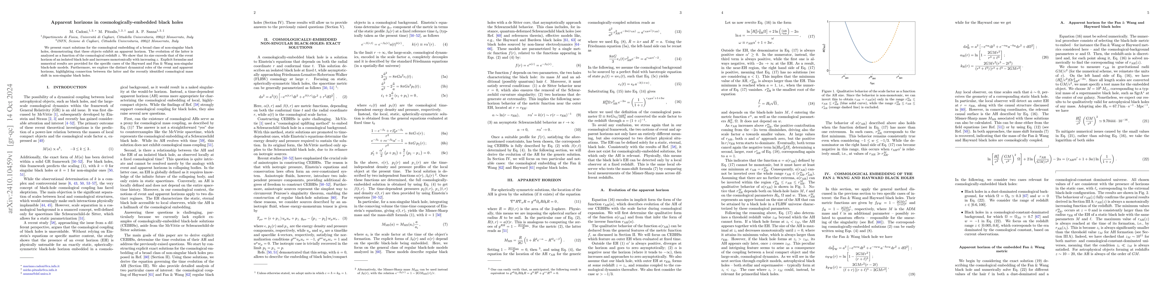 Thumbnail for Apparent horizons in cosmologically-embedded black holes