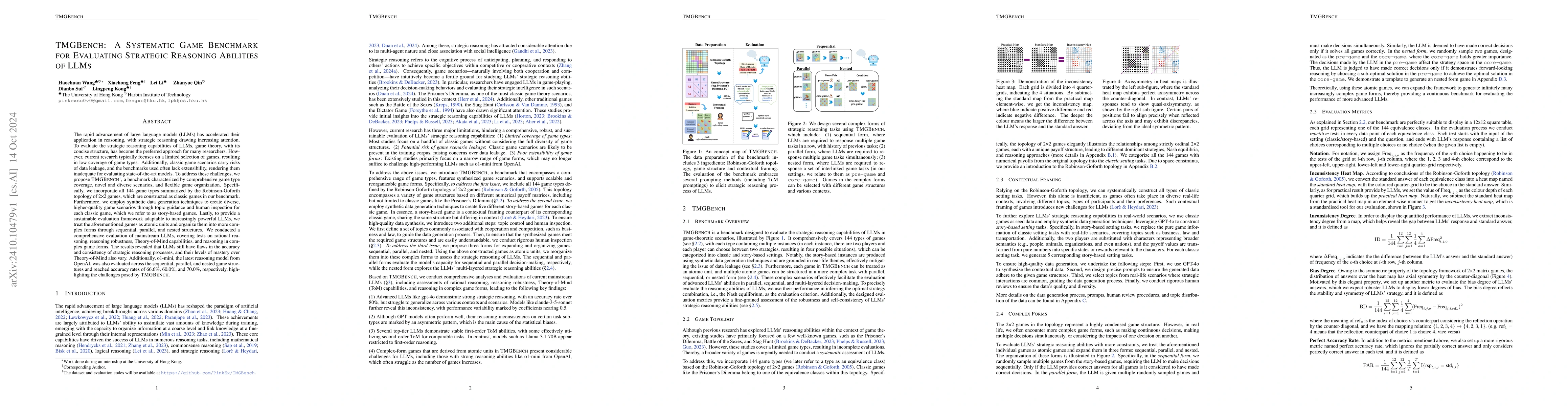 Thumbnail for TMGBench: A Systematic Game Benchmark for Evaluating Strategic Reasoning
  Abilities of LLMs