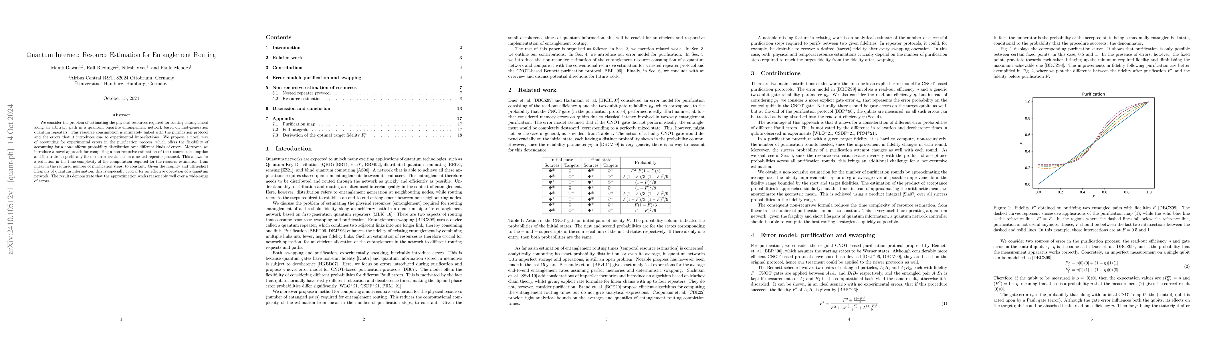 Thumbnail for Quantum Internet: Resource Estimation for Entanglement Routing