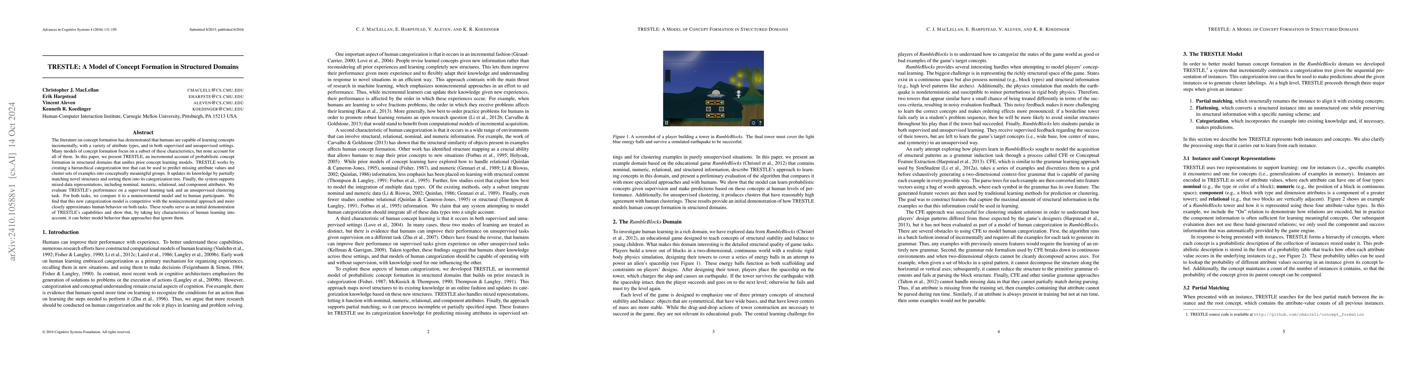 Thumbnail for TRESTLE: A Model of Concept Formation in Structured Domains