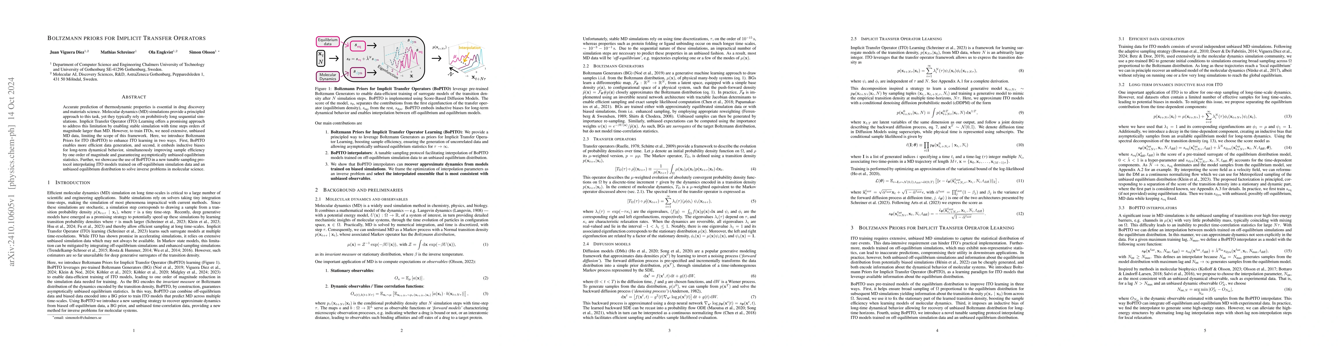 Thumbnail for Boltzmann priors for Implicit Transfer Operators