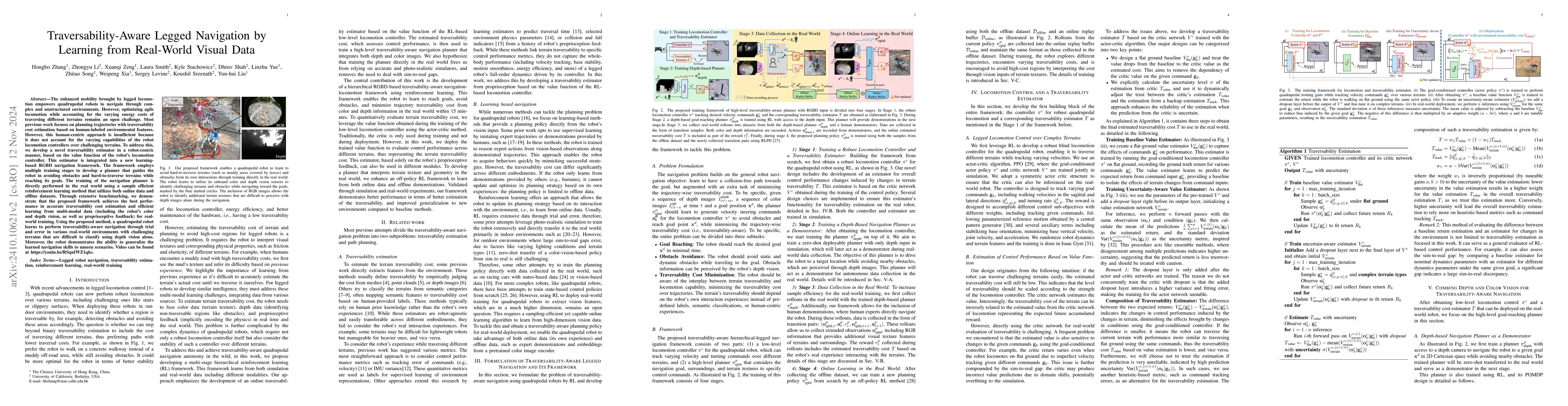 Thumbnail for Traversability-Aware Legged Navigation by Learning from Real-World
  Visual Data