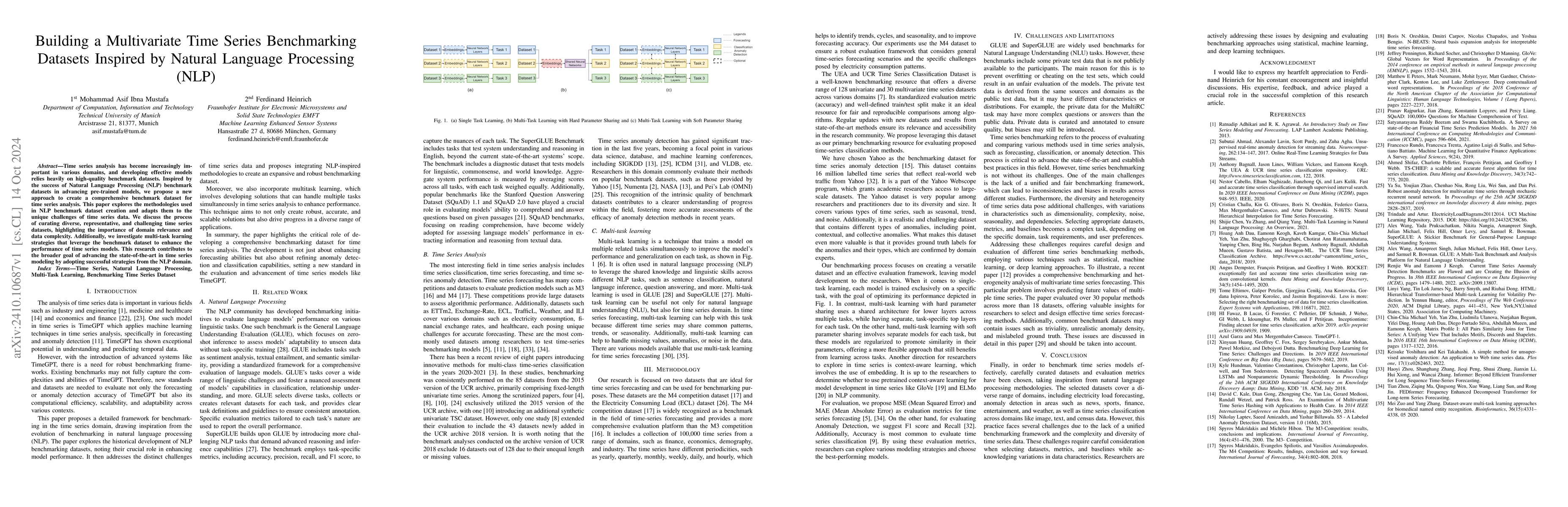 Thumbnail for Building a Multivariate Time Series Benchmarking Datasets Inspired by
  Natural Language Processing (NLP)