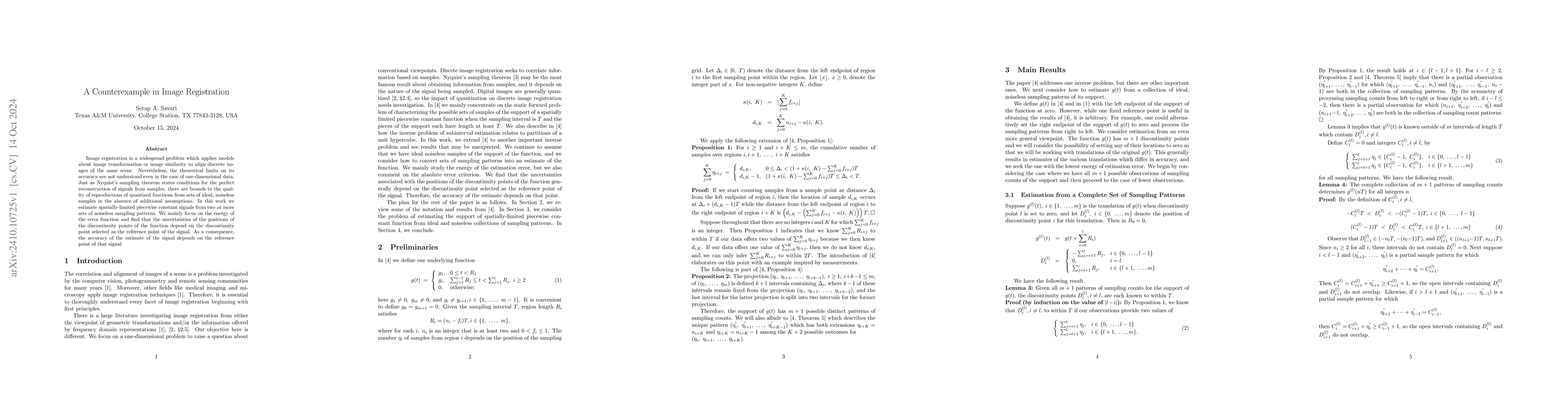 Thumbnail for A Counterexample in Image Registration