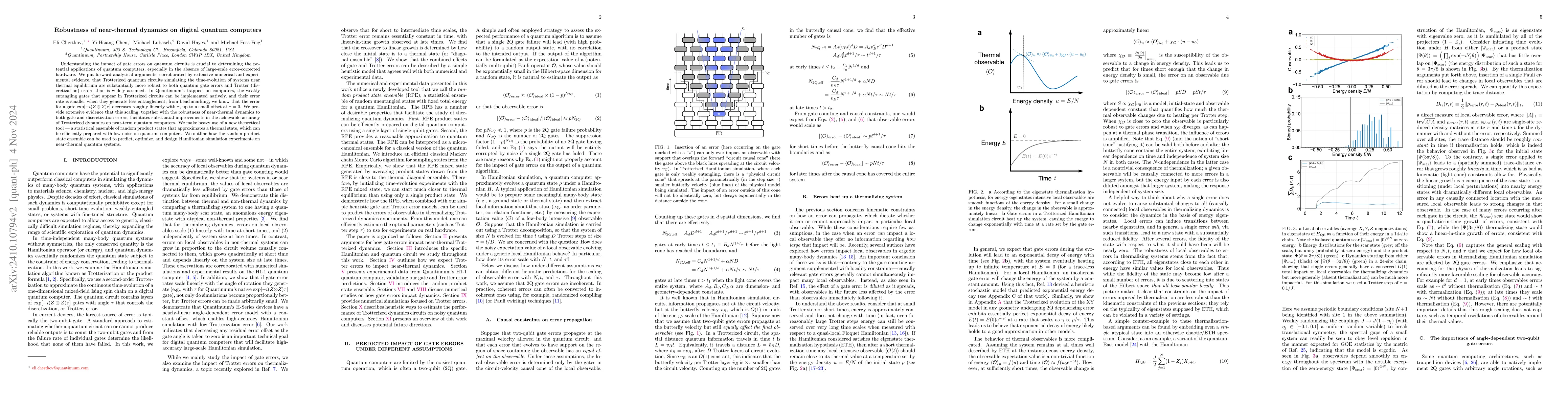 Thumbnail for Robustness of near-thermal dynamics on digital quantum computers