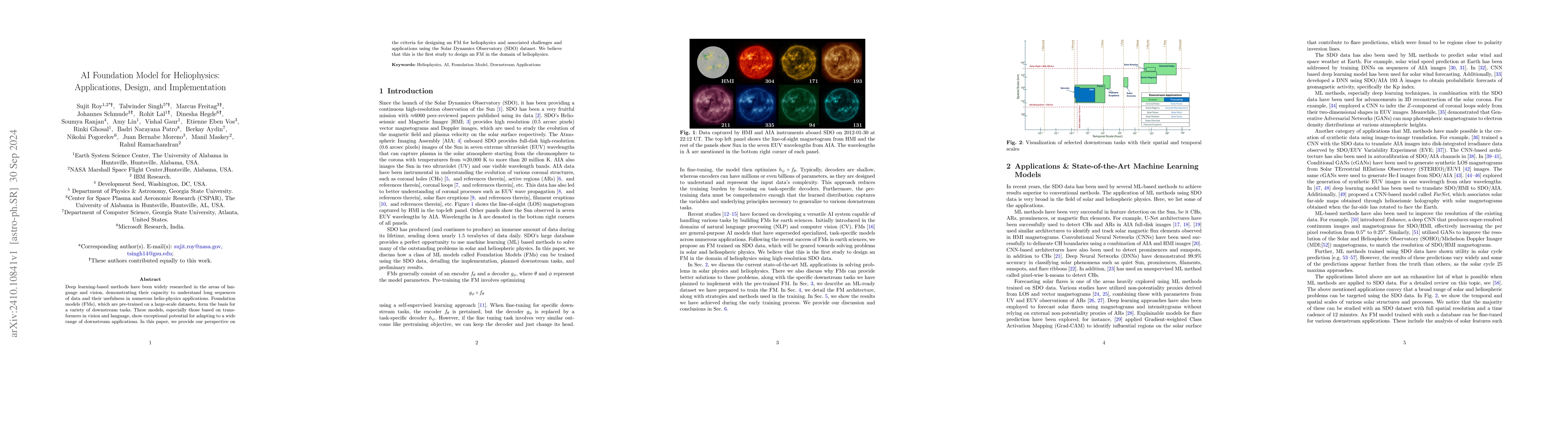 Thumbnail for AI Foundation Model for Heliophysics: Applications, Design, and
  Implementation