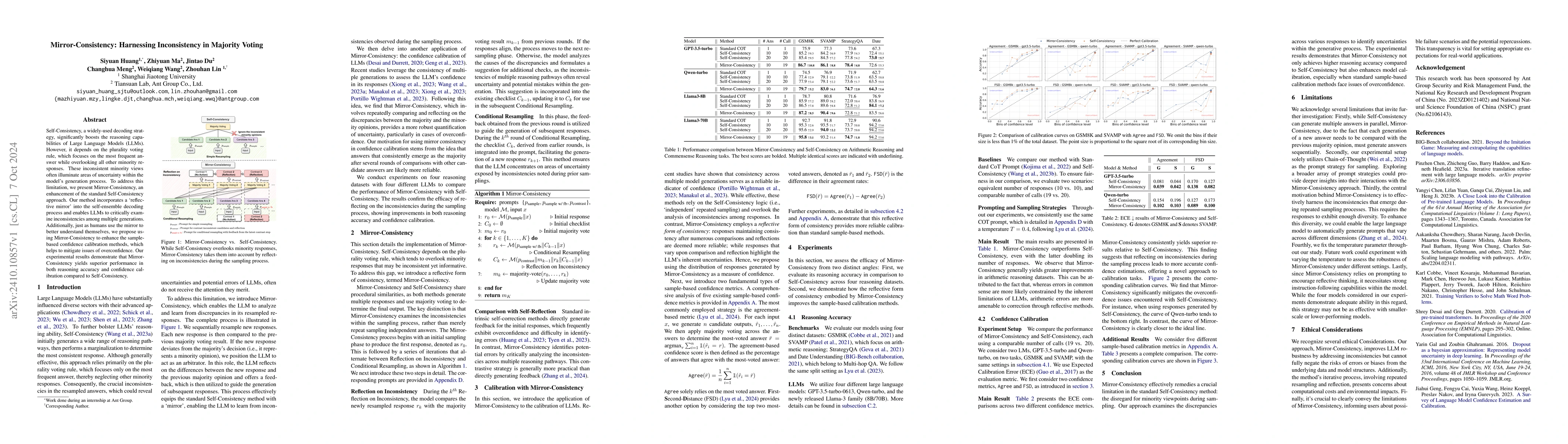 Thumbnail for Mirror-Consistency: Harnessing Inconsistency in Majority Voting