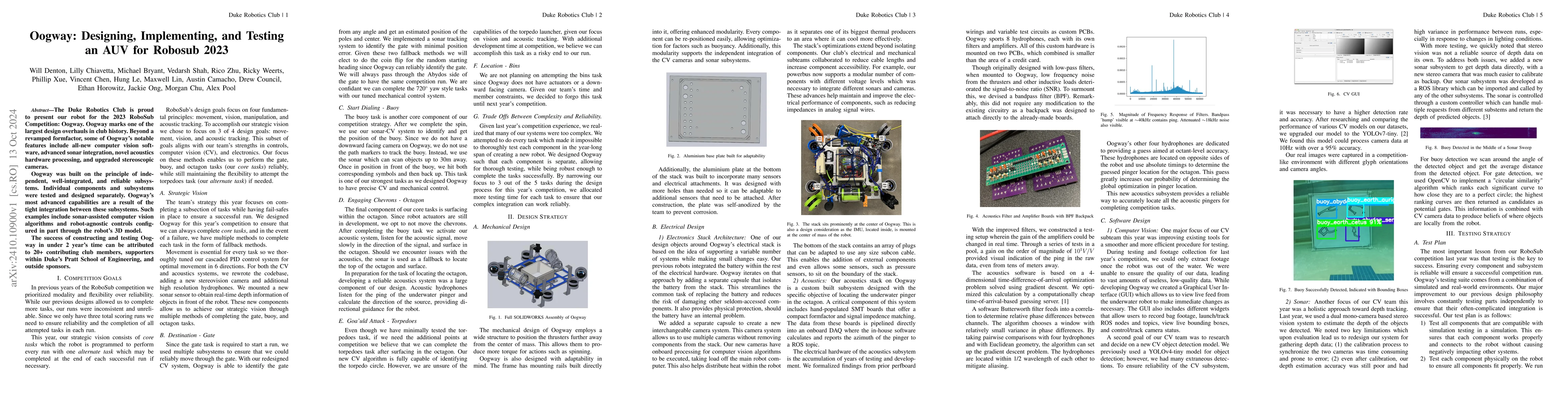 Thumbnail for Oogway: Designing, Implementing, and Testing an AUV for RoboSub 2023