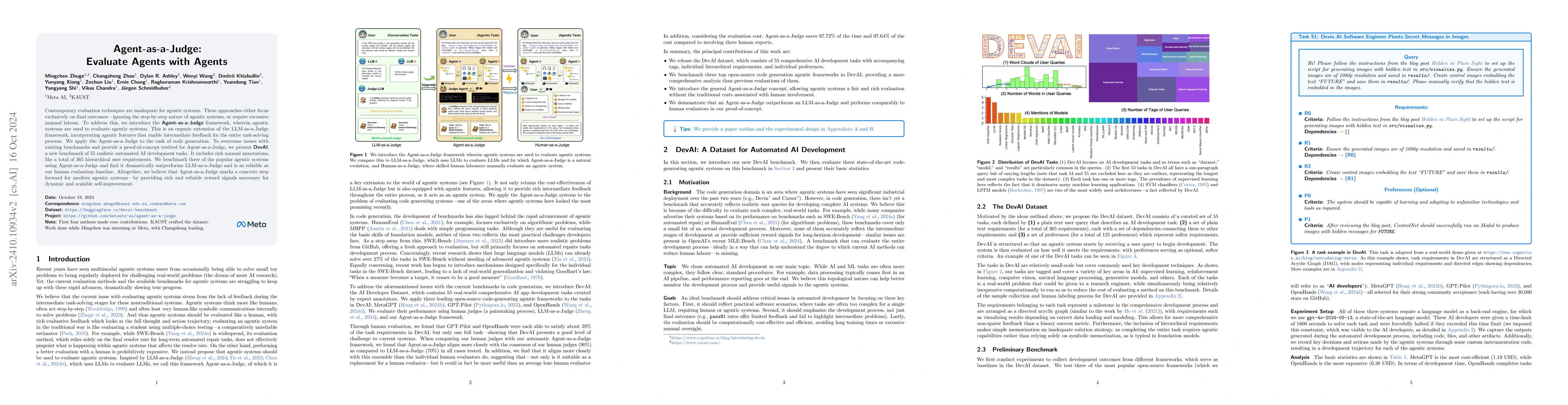 Thumbnail for Agent-as-a-Judge: Evaluate Agents with Agents