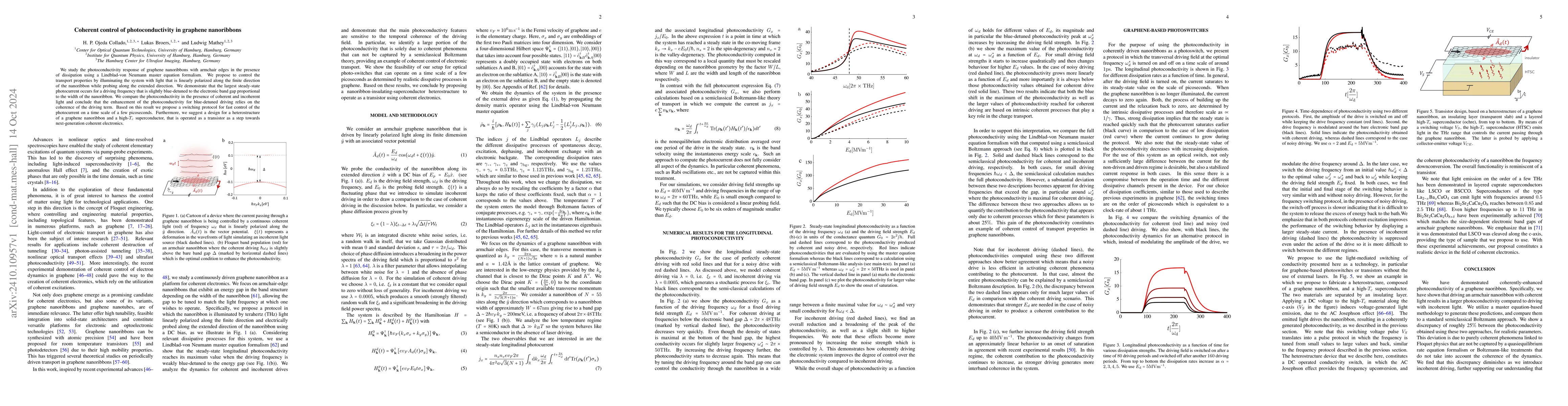 Thumbnail for Coherent control of photoconductivity in graphene nanoribbons
