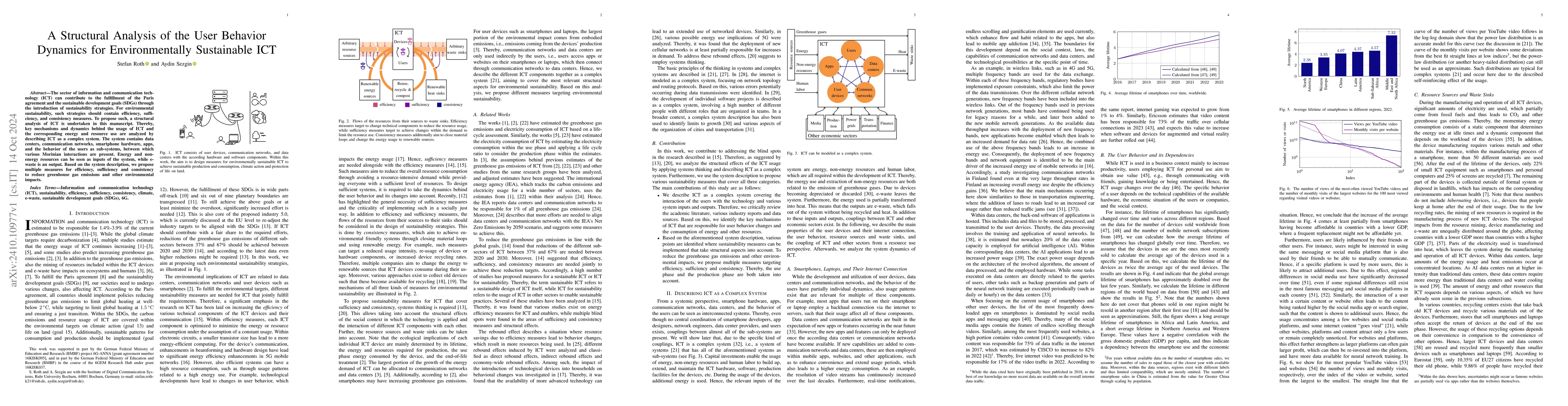 Thumbnail for A Structural Analysis of the User Behavior Dynamics for Environmentally
  Sustainable ICT
