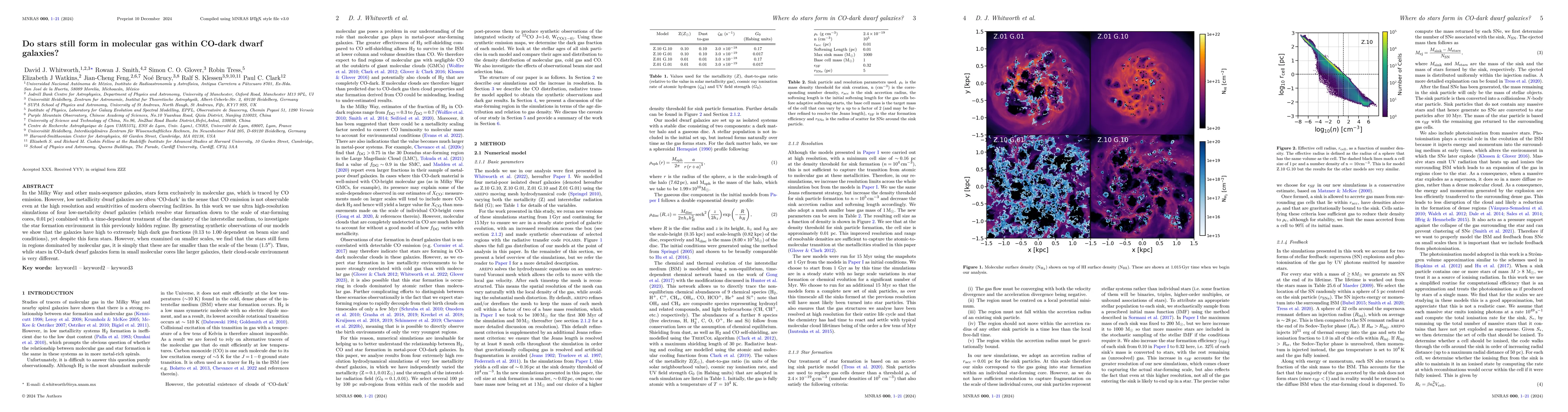 Thumbnail for Do stars still form in molecular gas within CO-dark dwarf galaxies?