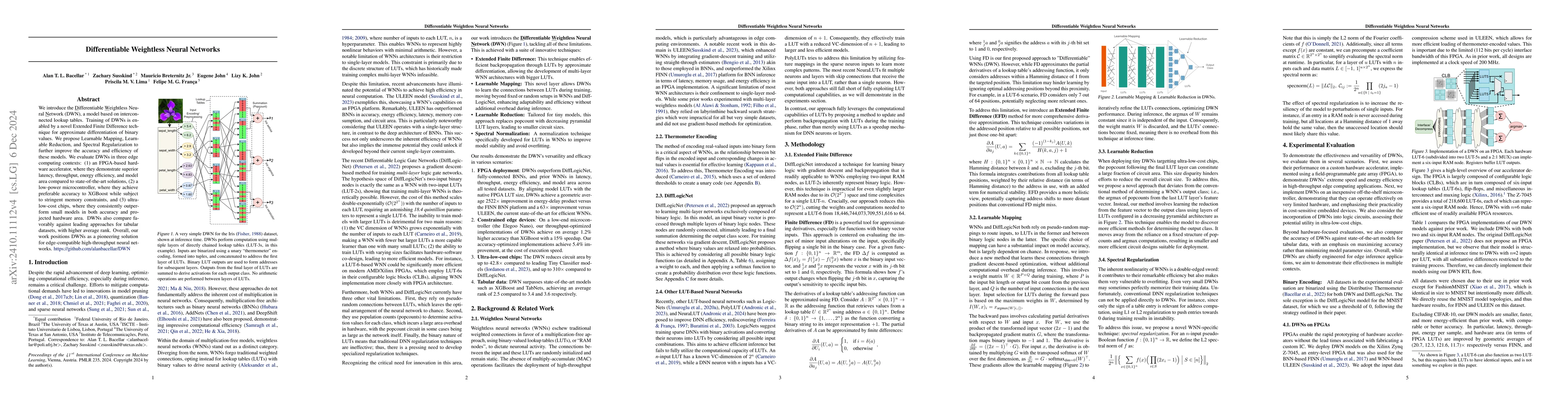 Thumbnail for Differentiable Weightless Neural Networks