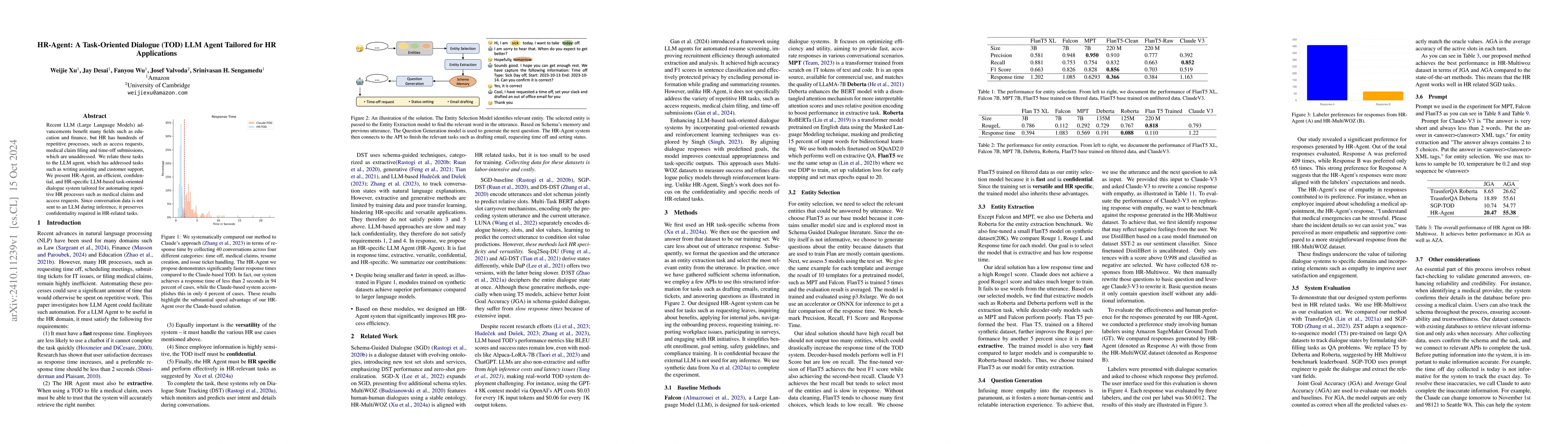 Thumbnail for HR-Agent: A Task-Oriented Dialogue (TOD) LLM Agent Tailored for HR
  Applications