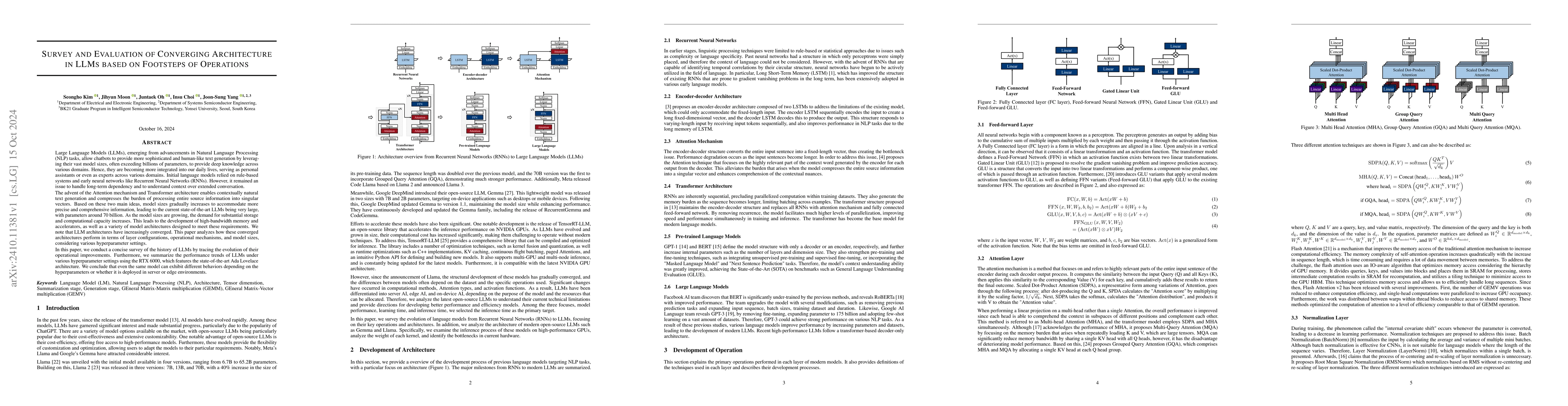 Thumbnail for Survey and Evaluation of Converging Architecture in LLMs based on
  Footsteps of Operations